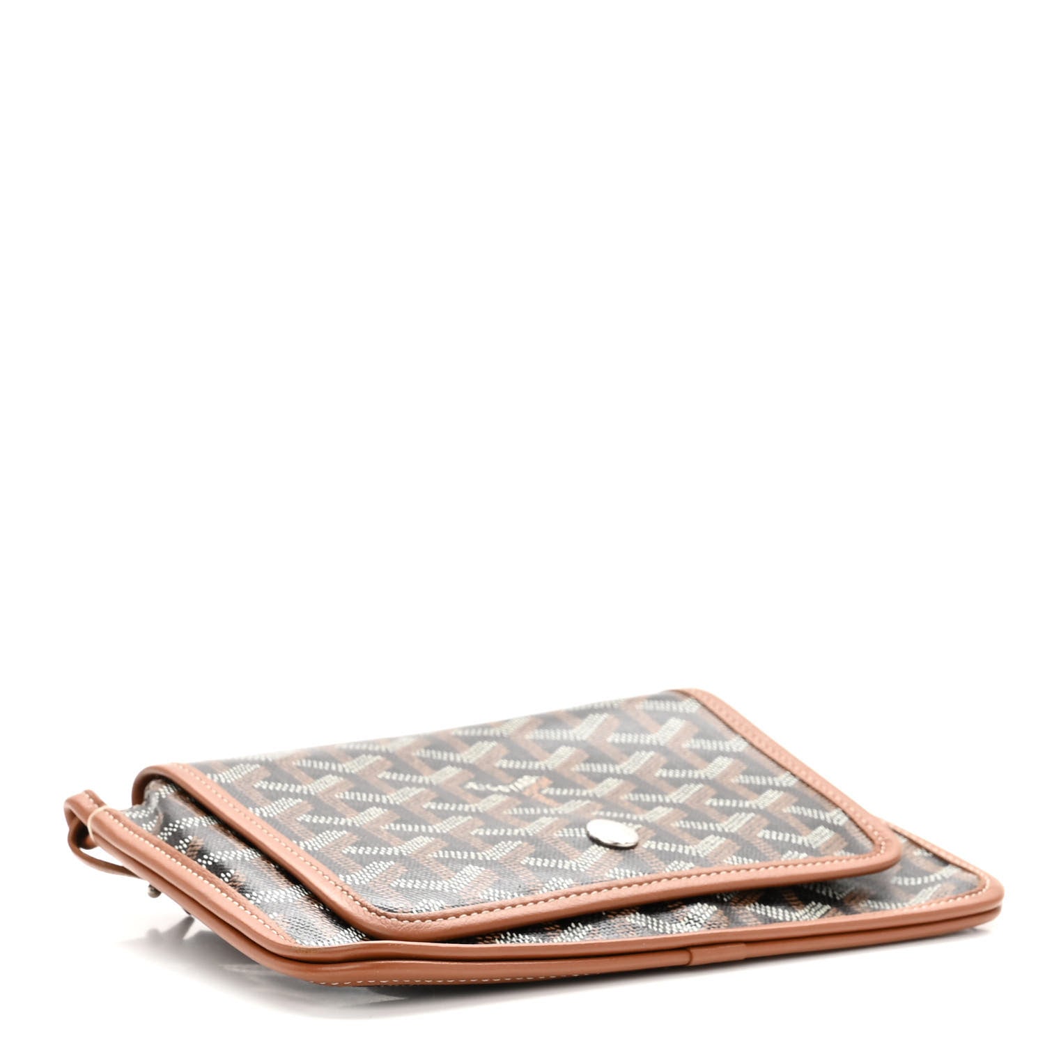 Goyard Goyardine Plumet Wallet Clutch Black Gold 4 of 10