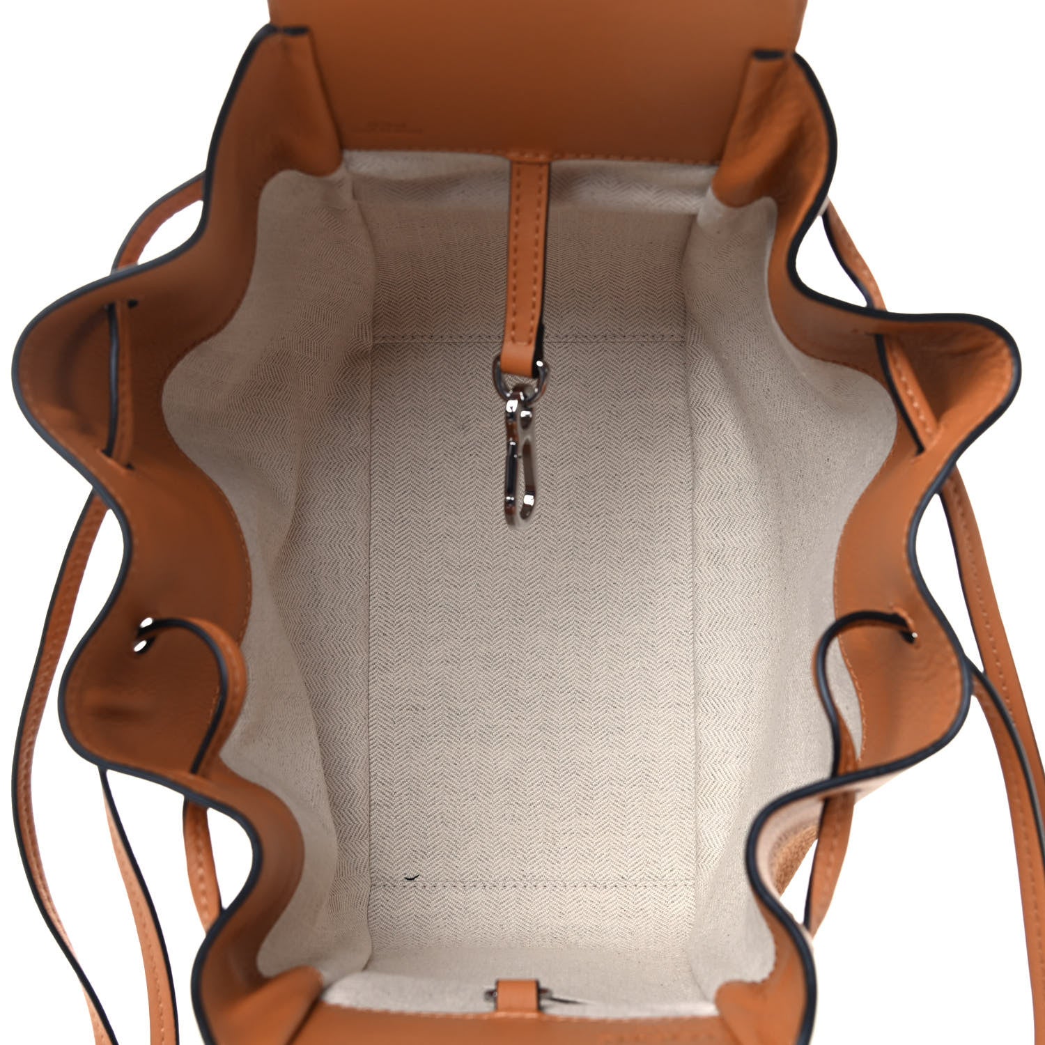 Loewe Calfskin Nubuck Small Hammock Shoulder Bag Honey 7 of 8