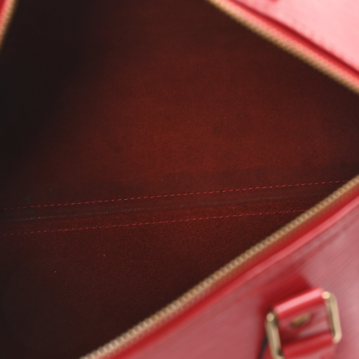 Louis Vuitton Epi Speedy 30 Castillan Red 5 of 10