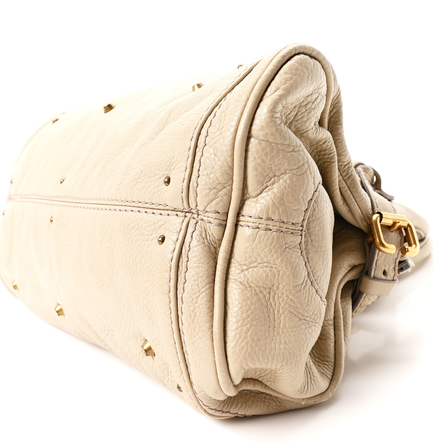 Chloe Calfskin Medium Paddington Satchel Beige 10 of 10