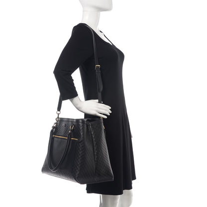 Gucci Soft Microguccissima Large Tote Black 3 of 11