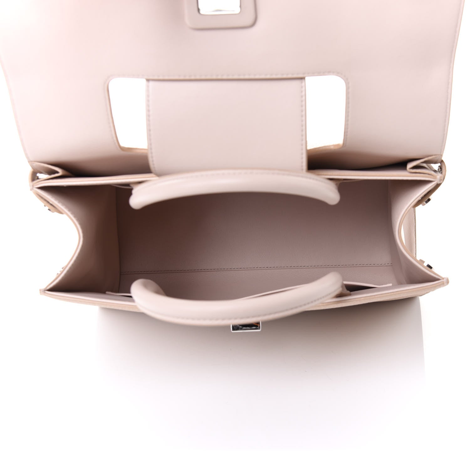 Christian Dior Grained Calfskin Medium Diorever Flap Tapioca 5 of 10