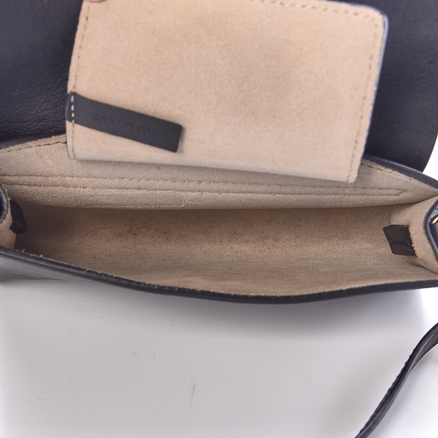 Chloe Suede Calfskin Mini Faye Shoulder Bag Black 5 of 11