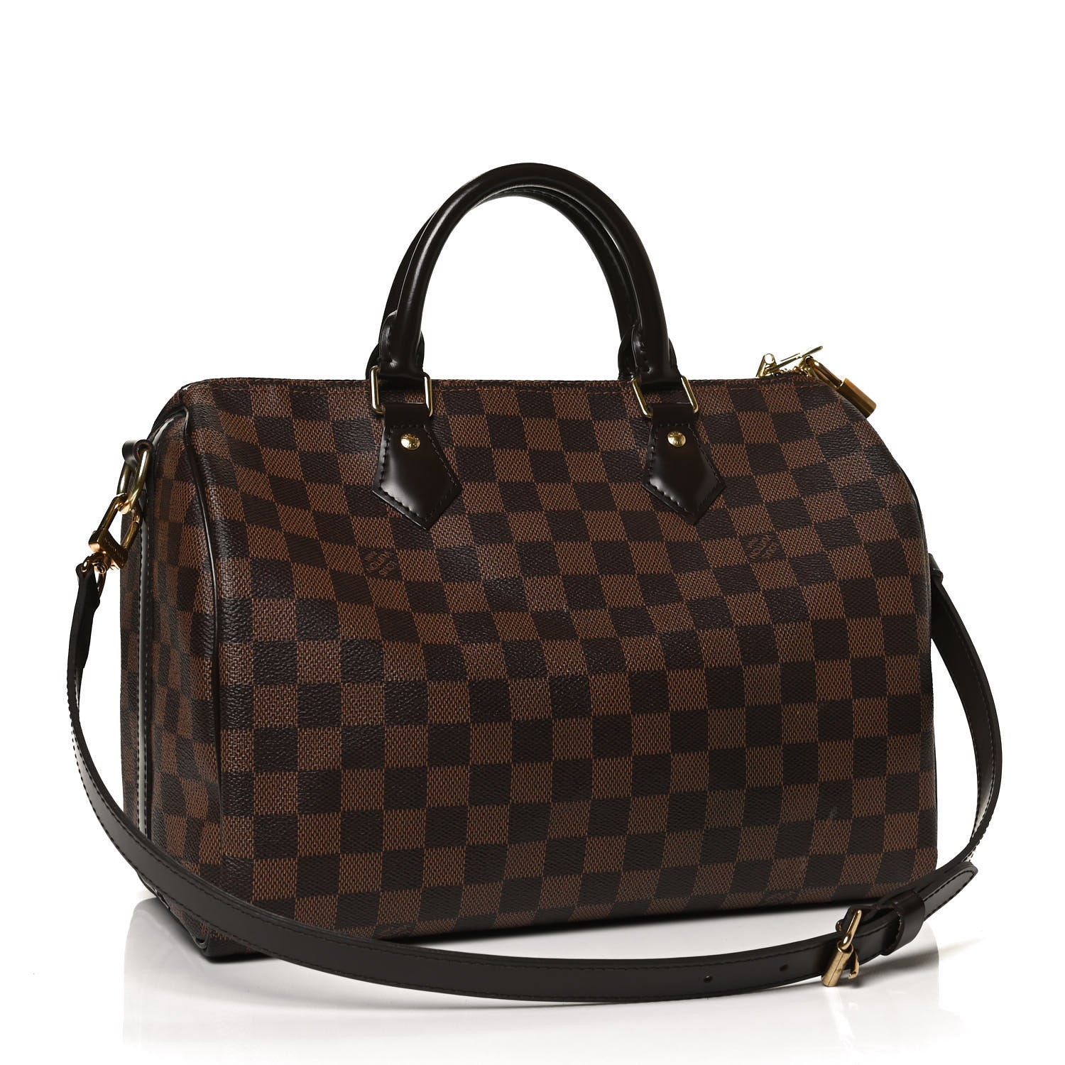Louis Vuitton Damier Ebene Speedy Bandouliere 30 3 of 11