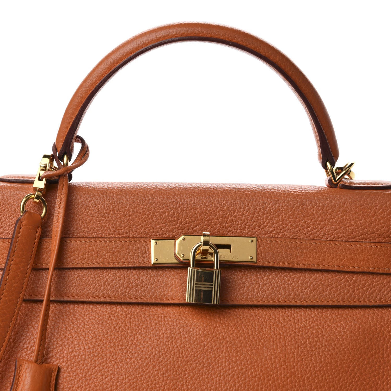 Hermes Togo Kelly Retourne 32 Orange 13 of 13