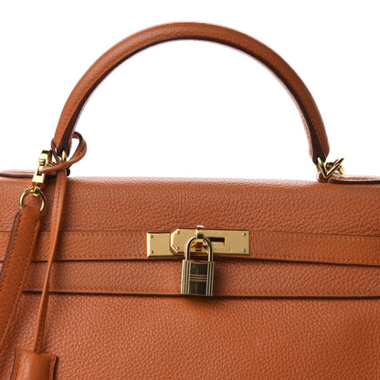 Hermes Togo Kelly Retourne 32 Orange 13 of 13