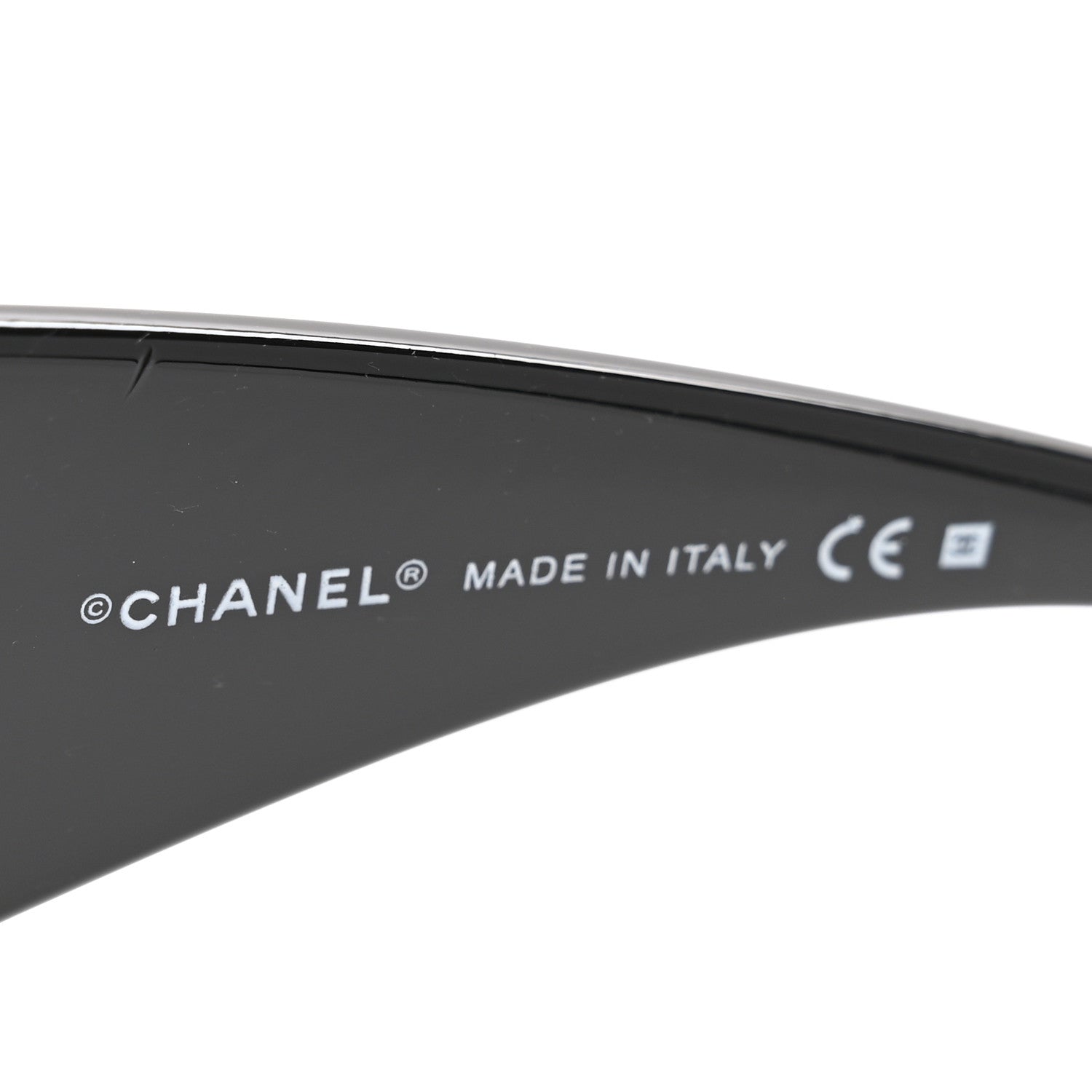 Chanel Acetate Shield Sunglasses 5088-B Black 5 of 8