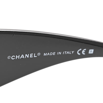 Chanel Acetate Shield Sunglasses 5088-B Black 5 of 8
