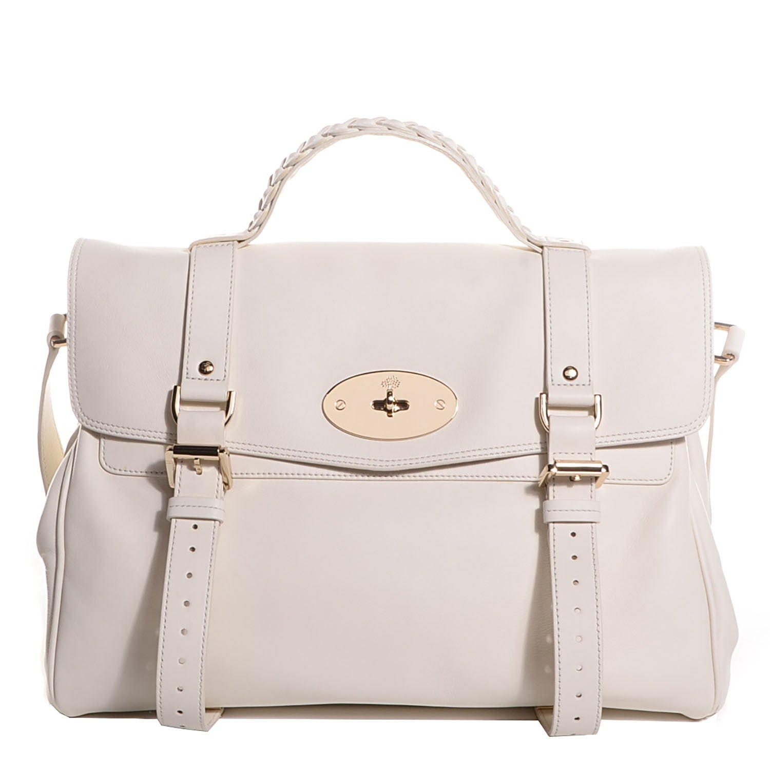 Mulberry Silky Calfskin Oversized Alexa Cream 1 of 14