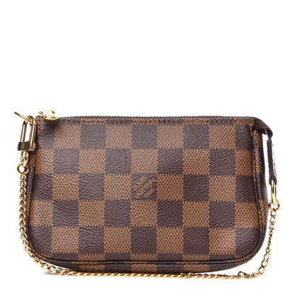 Louis Vuitton Damier Ebene Mini Pochette Accessories 1 of 8