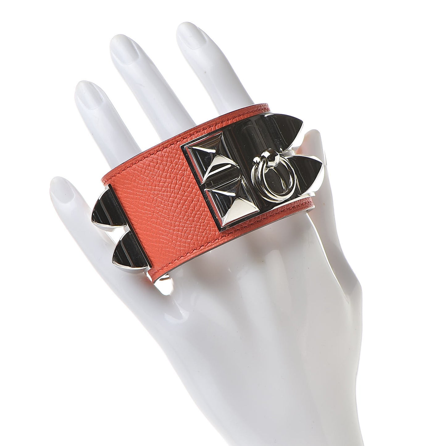 Epsom Collier de Chien CDC Bracelet S Orange Poppy