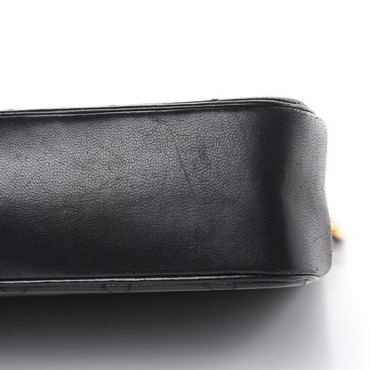 Chanel Lambskin Quilted Medium Single Flap Black 12 of 18