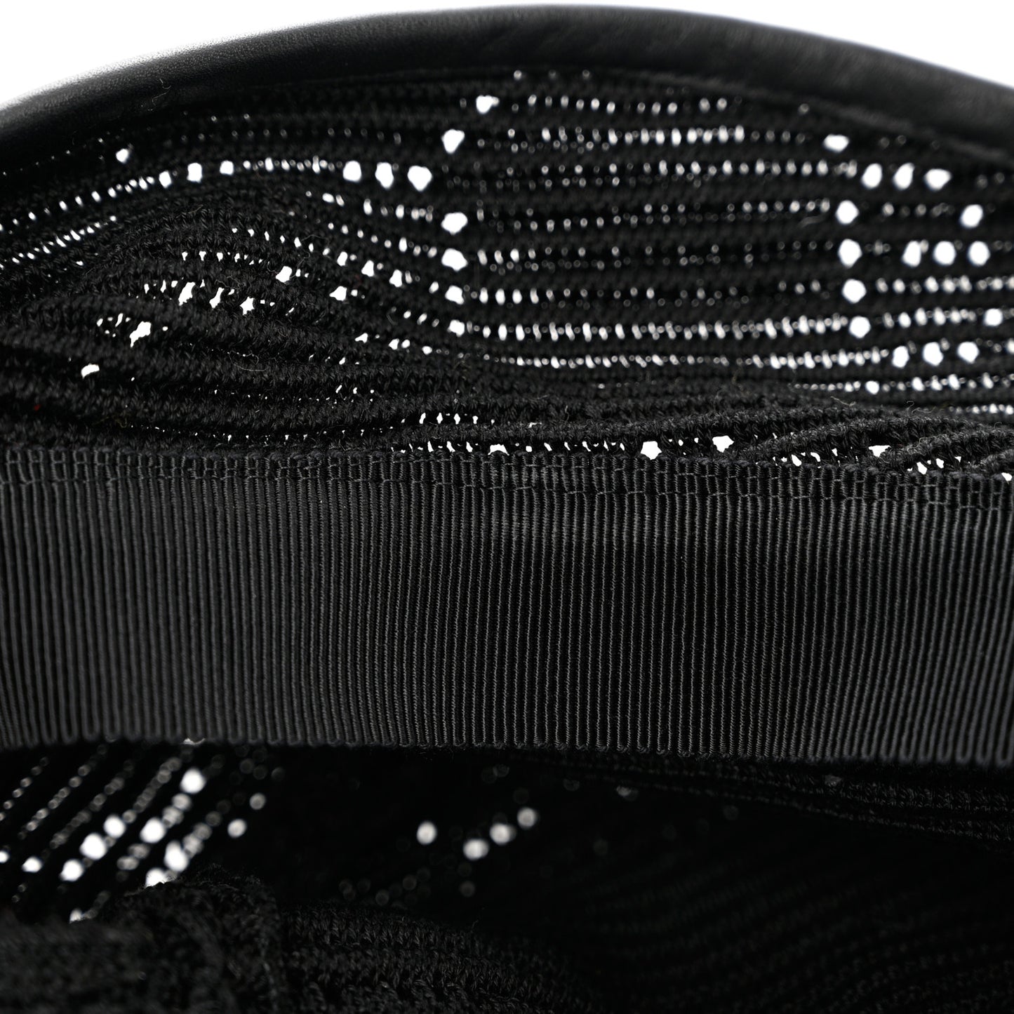 Crochet Cable Double G Bob Hat S Black