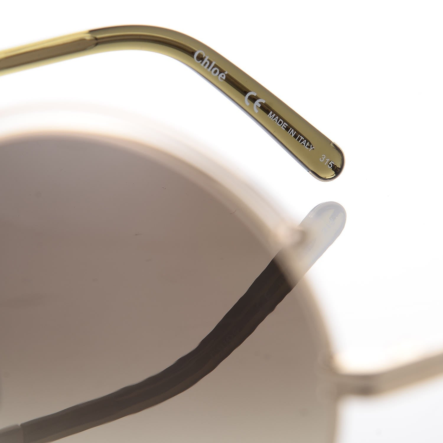 Chloe Isidora Oversized Round Sunglasses CE122S Gold 6 of 7