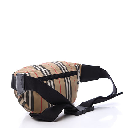 Burberry Nylon Vintage Check Sonny Bum Bag Archive Beige Black 2 of 12