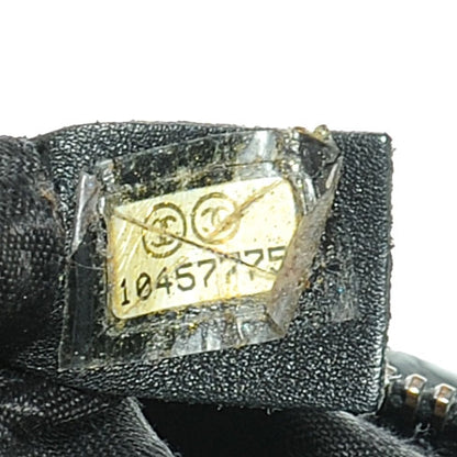 Chanel Distressed Lambskin Lady Braid Small Tote Black 4 of 8
