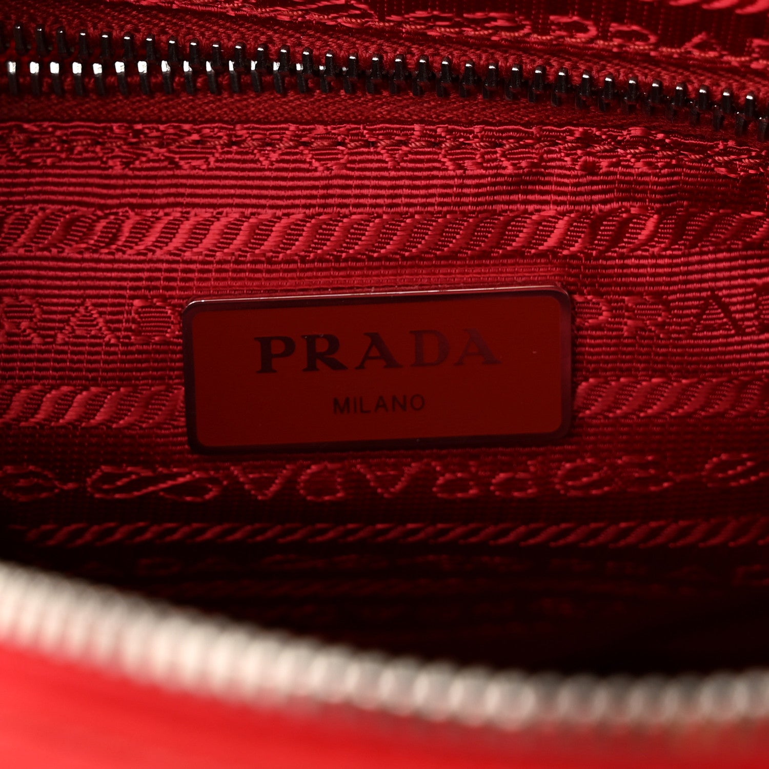 Prada Nylon Tessuto Impuntu Quilted Backpack Rosso 6 of 11