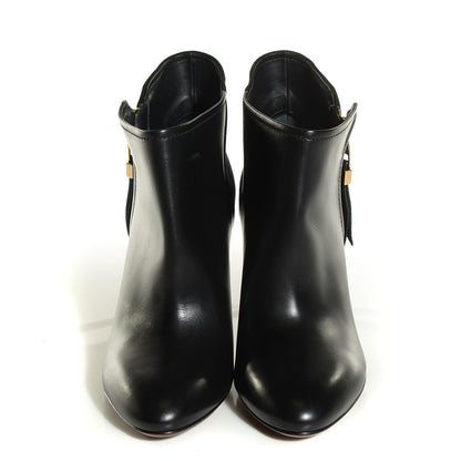 Louis Vuitton Calfskin Zippy Low Boots 37 Black 2 of 8