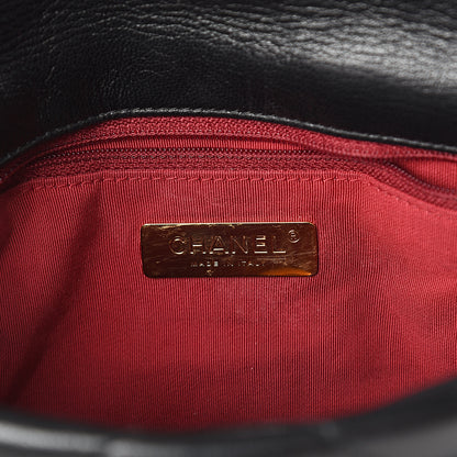 Chanel Lambskin Quilted Medium 19 Flap Black 5 of 9