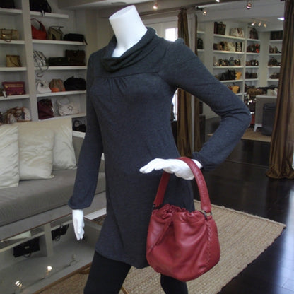 Bottega Veneta Leather Drawstring Bag 2 of 9