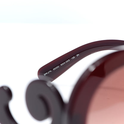 Prada Baroque Sunglasses SPR27N Red 5 of 8