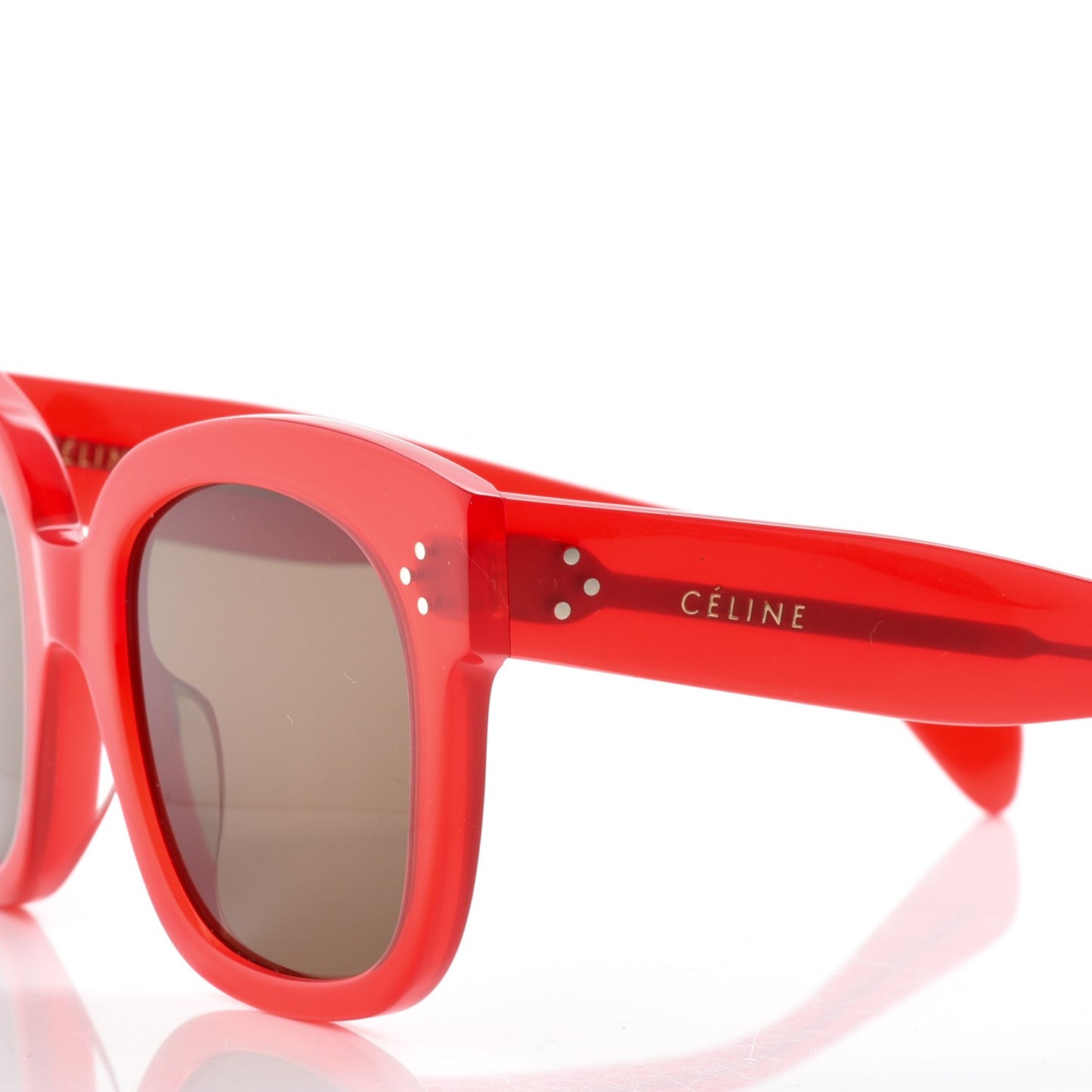 Square Sunglasses CL40002U Milky Red