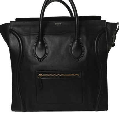 Celine Smooth Calfskin Medium Phantom Luggage Black 8 of 18