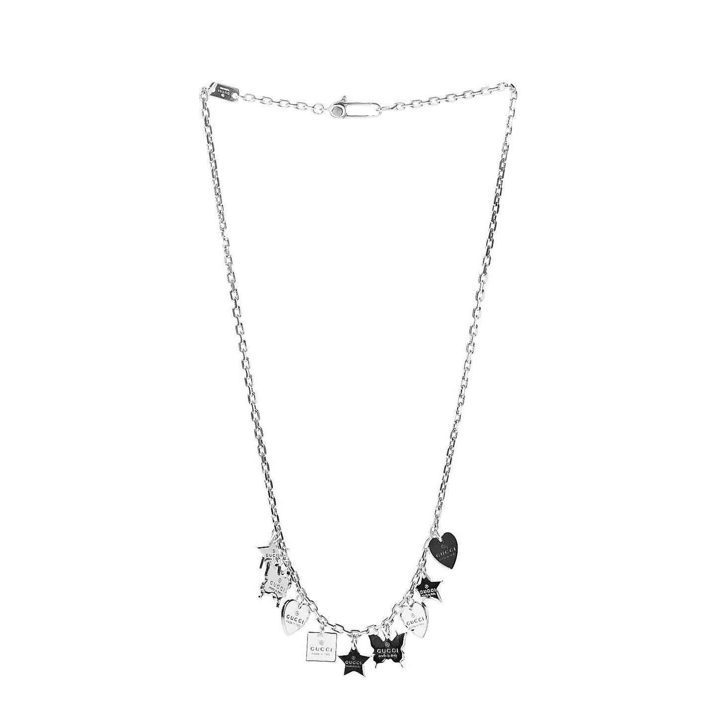Sterling Silver Trademark Charm Necklace