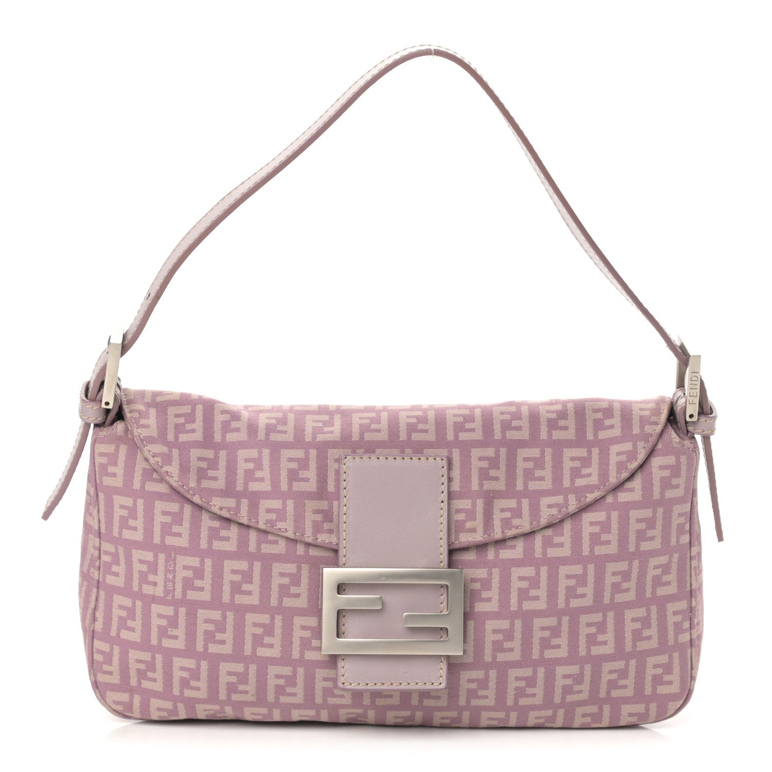 Fendi Zucchino Cuoio Baguette Lilla 1 of 14