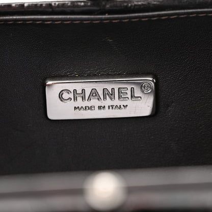 Chanel Alligator Chain Clutch Black 6 of 13