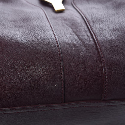 Saint Laurent Sheepskin Medium Cabas ChYc Plum 8 of 11
