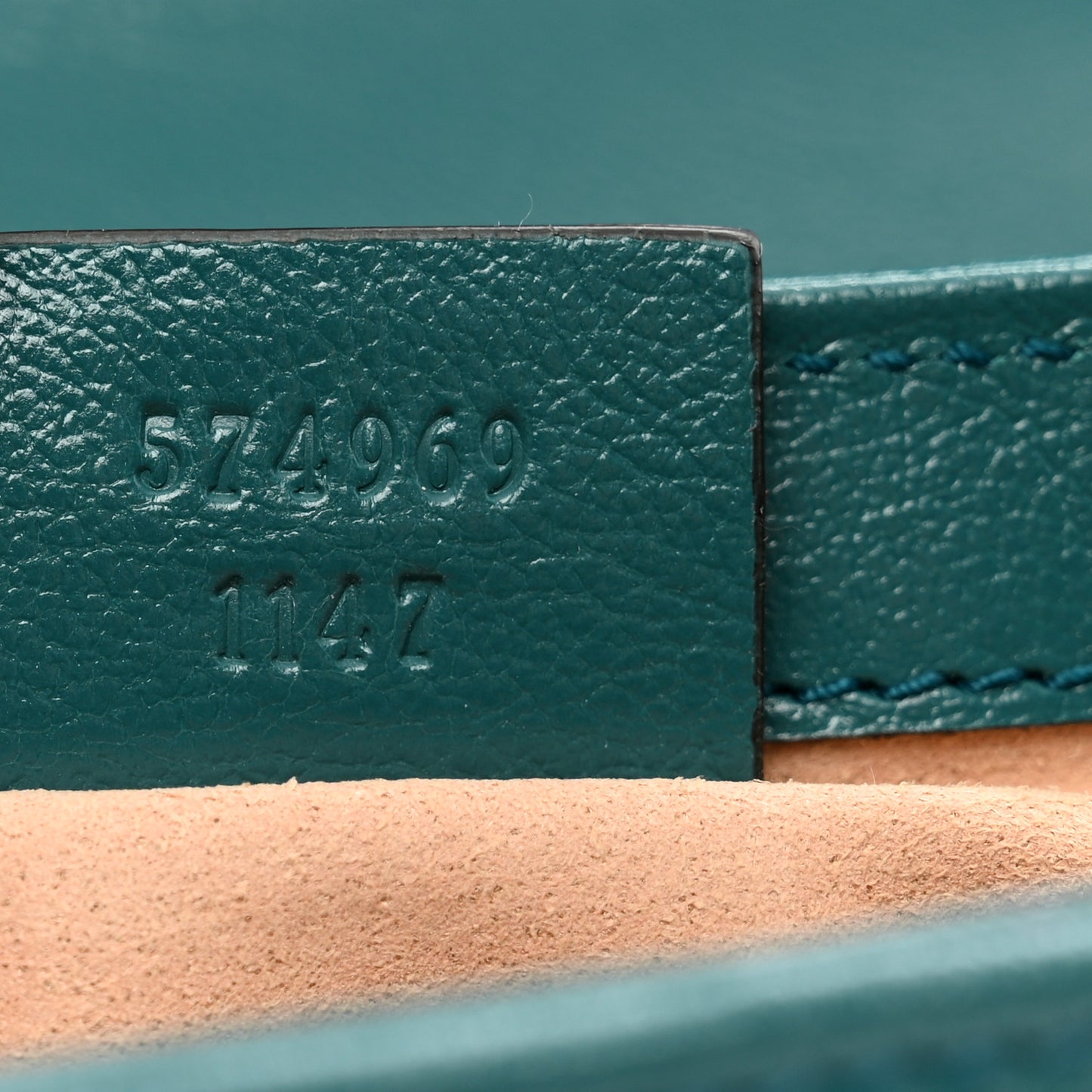 Azalea Calfskin Enamel Matelasse Diagonal Super Mini Torchon GG Marmont Shoulder Bag Imperial Blue Pavone