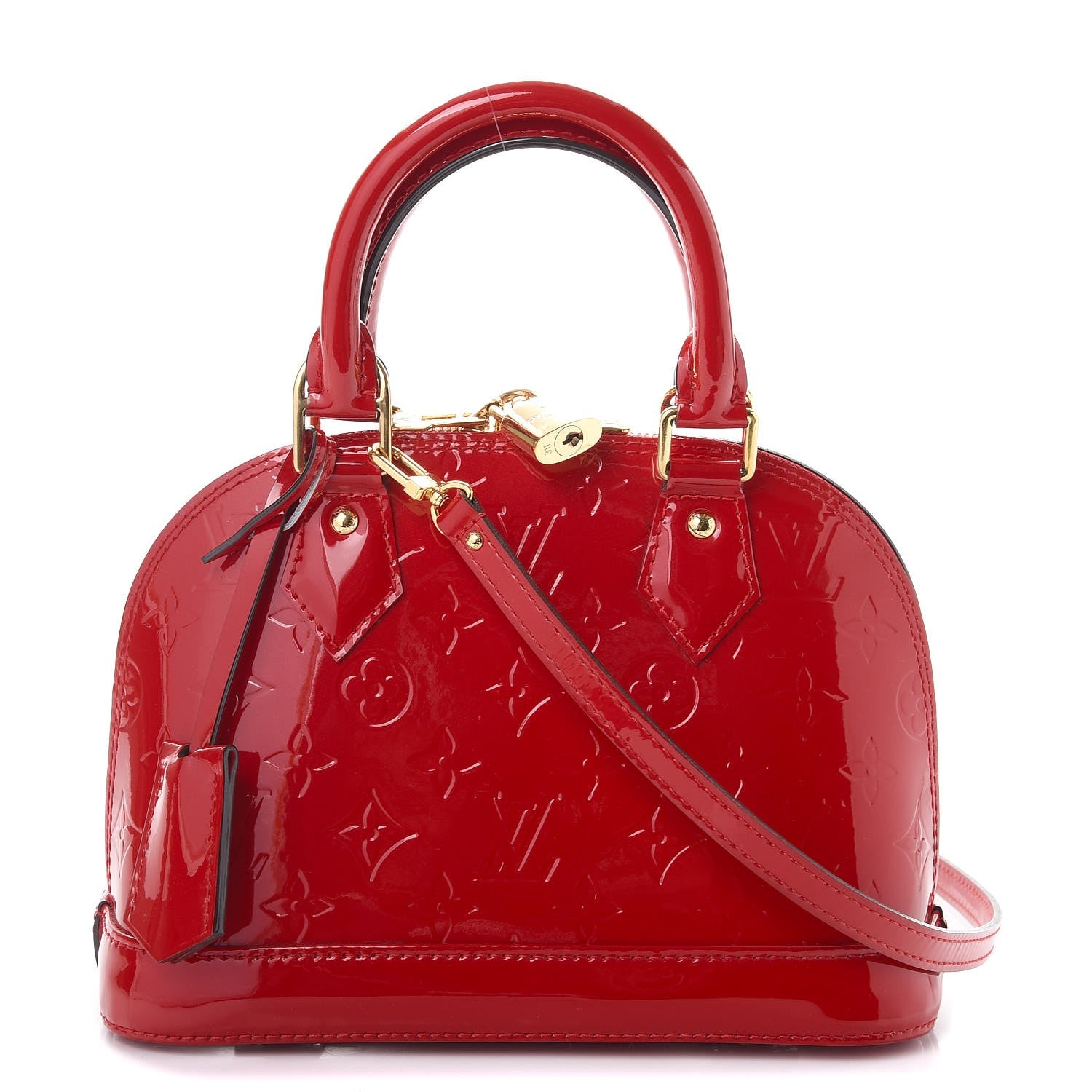 Louis Vuitton Vernis Alma BB Cherry 1 of 8