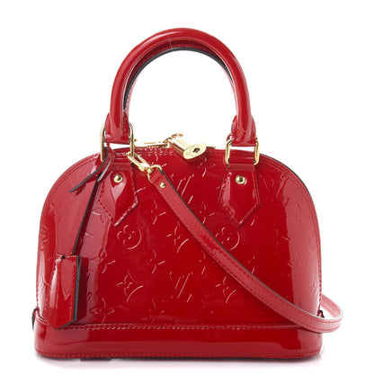 Louis Vuitton Vernis Alma BB Cherry 1 of 8