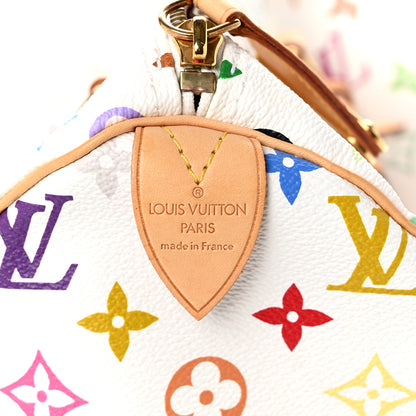 Louis Vuitton Monogram Multicolor Speedy 30 White 6 of 9