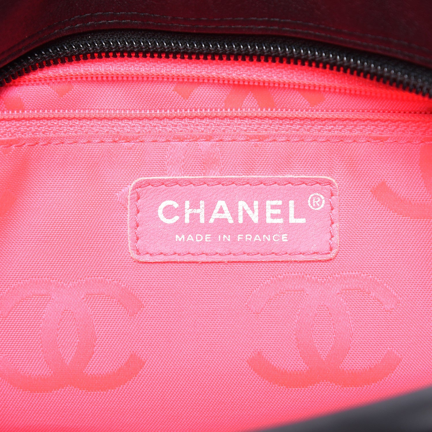 Chanel Calfskin Quilted Large Cambon Bowler Black 5 of 10