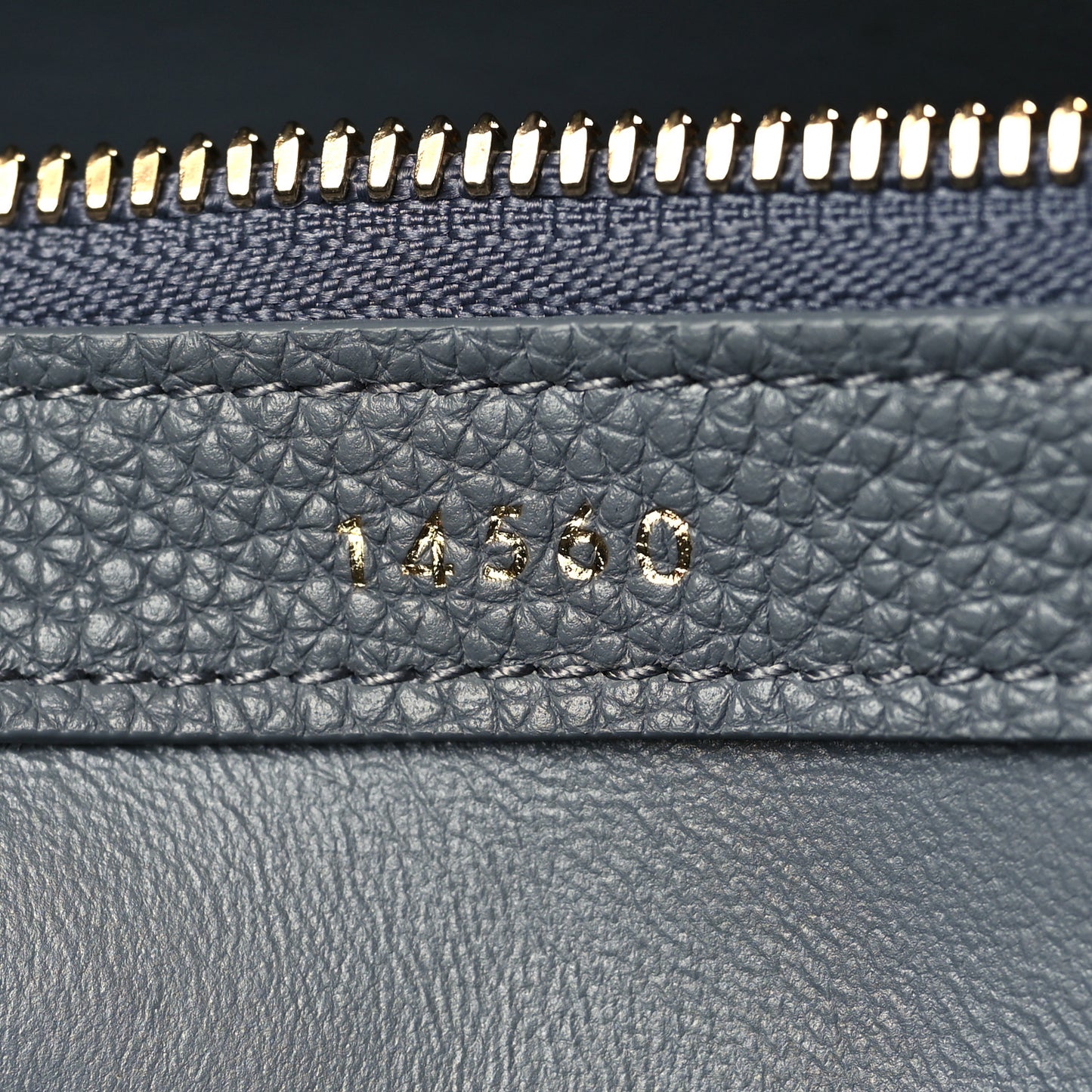 Grained Calfskin Classique 16 Top Handle Bag Pebble