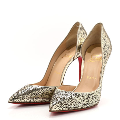 Christian Louboutin Specchio Glitter Galupump 100 Pumps 39 Gold 3 of 11