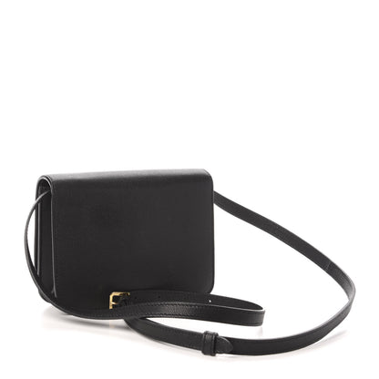 Burberry Grained Calfskin Mini TB Bag Black 3 of 10