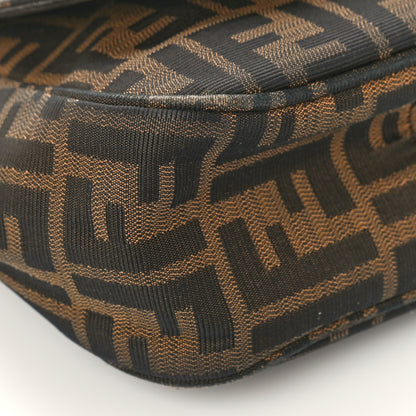 Fendi Zucca Vitello Artic Mini Messenger Bag Tobacco Castagna 8 of 13