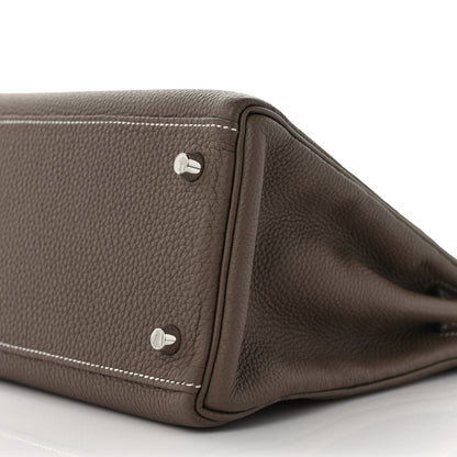 Hermes Togo Kelly Retourne 28 Etoupe 8 of 11