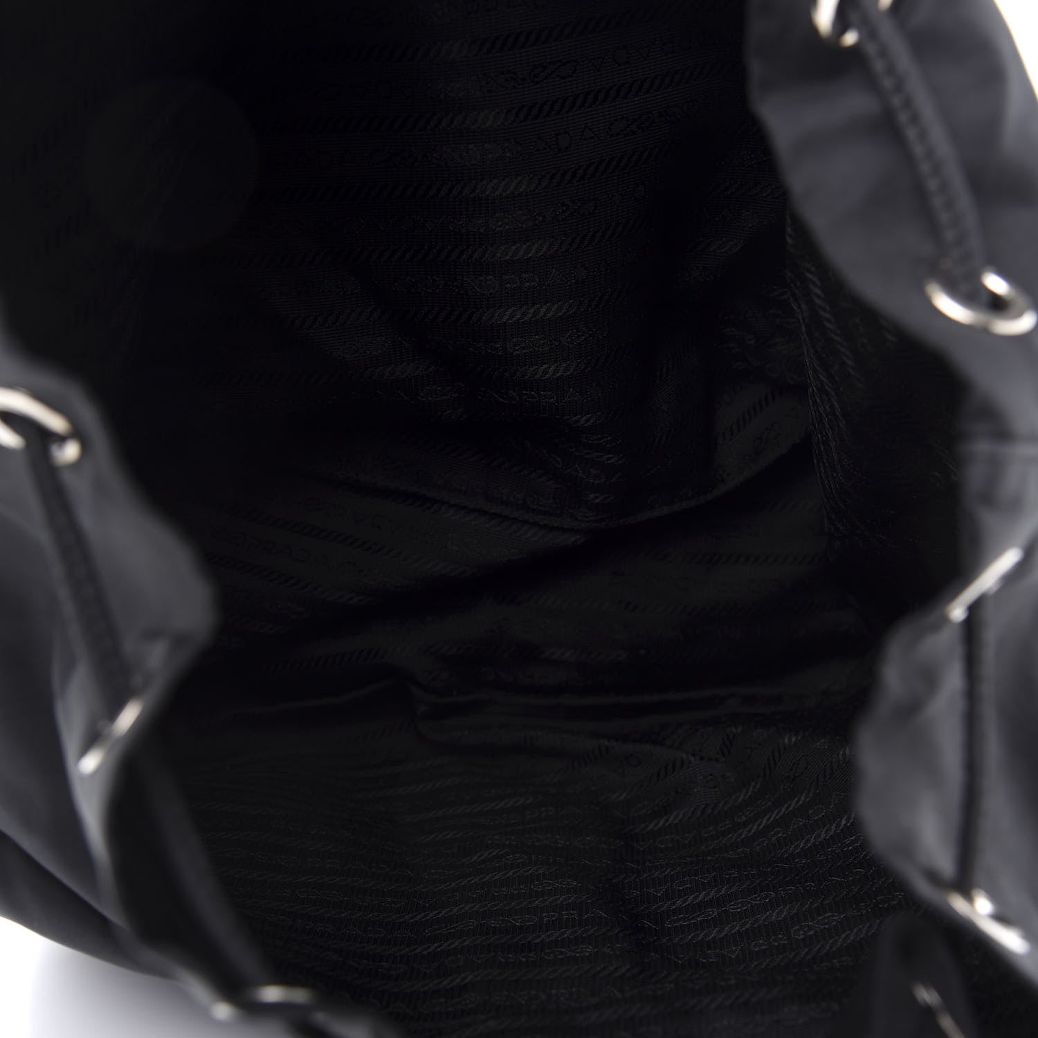 Prada Nylon Vela Medium Backpack Black 4 of 9