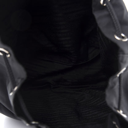 Prada Nylon Vela Medium Backpack Black 4 of 9