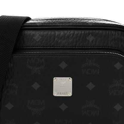 MCM Visetos Camera Crossbody Bag Black 7 of 11