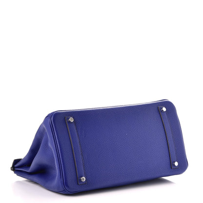 Hermes Togo Birkin 35 Bleu Electrique 5 of 37