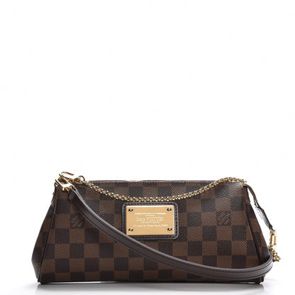 Louis Vuitton Damier Ebene Eva Clutch 1 of 8