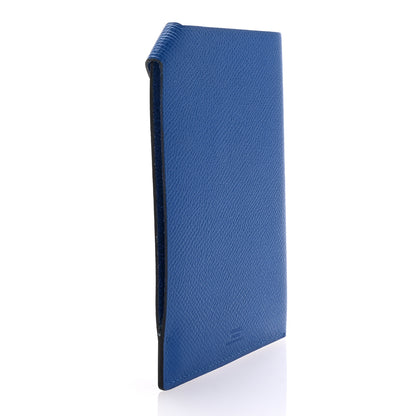 Hermes Epsom Tarmac PM Passport Holder Bleu Hydra 3 of 8