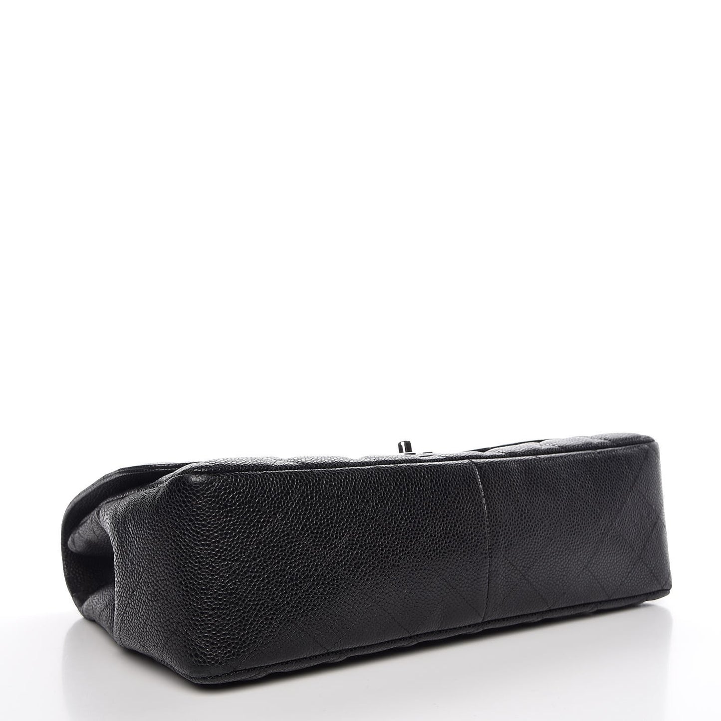 Caviar Quilted Jumbo Single Flap Black