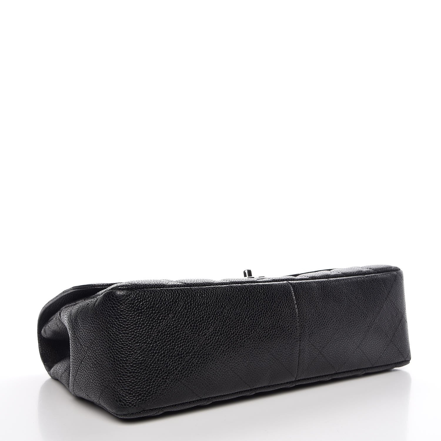 Chanel Caviar Quilted Jumbo Single Flap Black 5 of 19