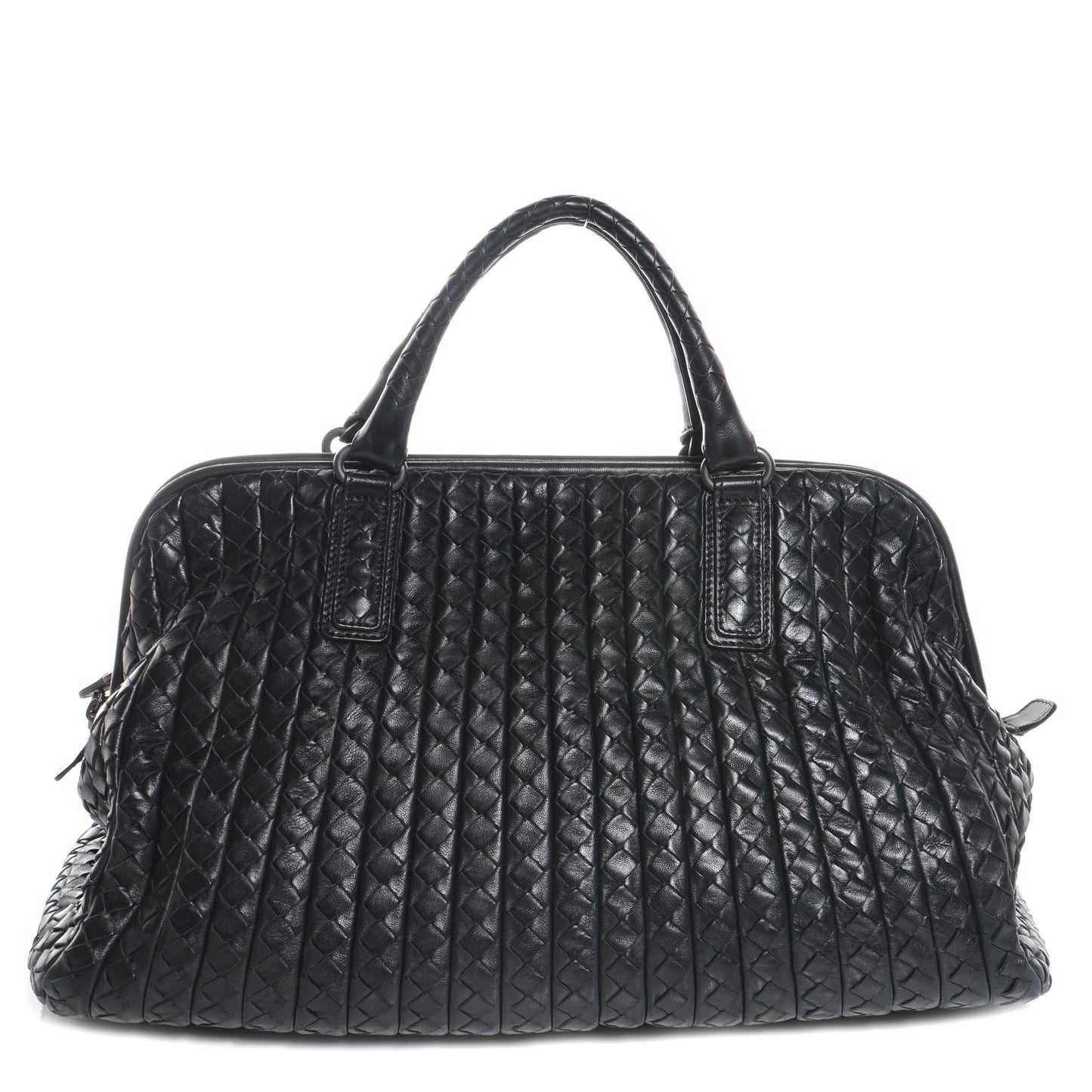Nappa Intrecciato New Bond Satchel Nero Black